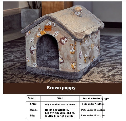 Foldable Dog & Cat House