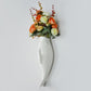 Modern Creative Wall Ceramic Goldfish Vase Restaurant Mural Wall Hanging Three-Dimensional Wall Decoration