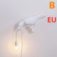 Creative Auspicious Bird Resin Wall Lamp Decoration