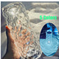 Nordic Crystal Lamp USB Table Lamps Bedroom Touch Dimming Atmosphere Diamond Night Light Rose Projector Lamp Decor