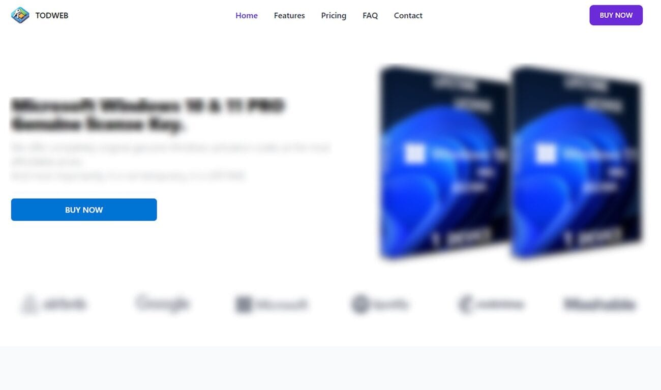 Digital Download Store Landing Template