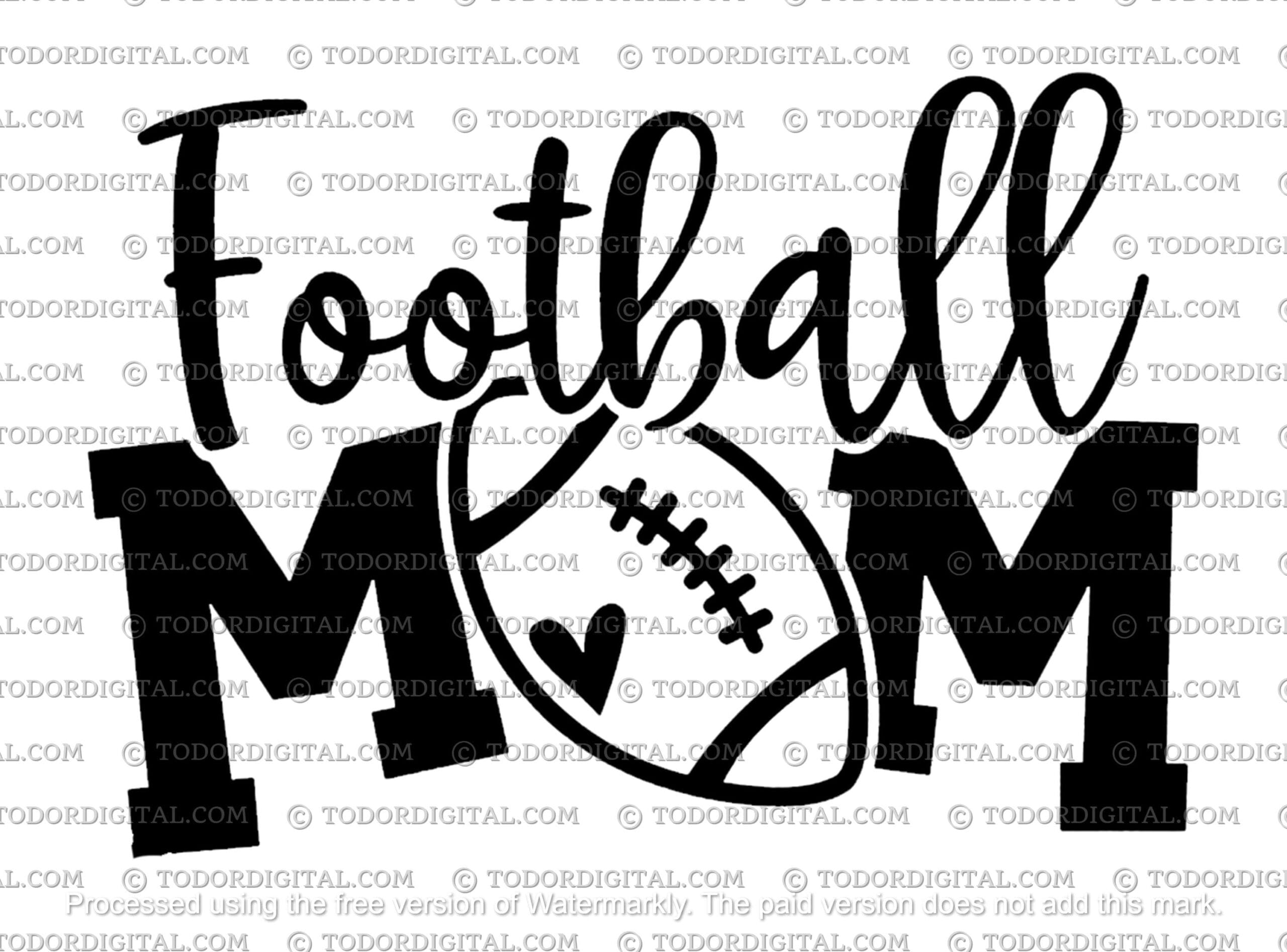 il_fullxfull.6336468313_s56b.jpg Football Mom SVG File: Vector Graphics (Digital Download) - Image 1